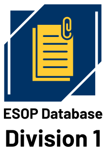 ESOP Database 2025, Division 1 - New England: CT, ME, MA, NH, RI, VT