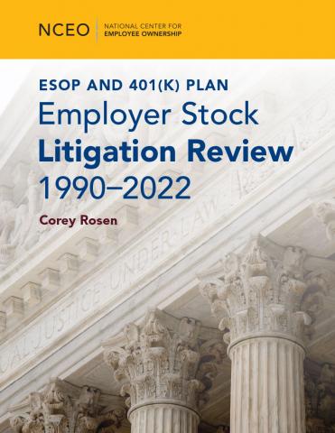 Product image for: ESOP and 401(k) Plan Employer Stock Litigation Review 1990-2022