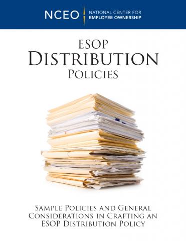 Product image for: ESOP Distribution Policies
